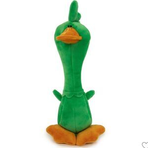 TrustyPup Green Plush Long Neck Duck Dog Toy